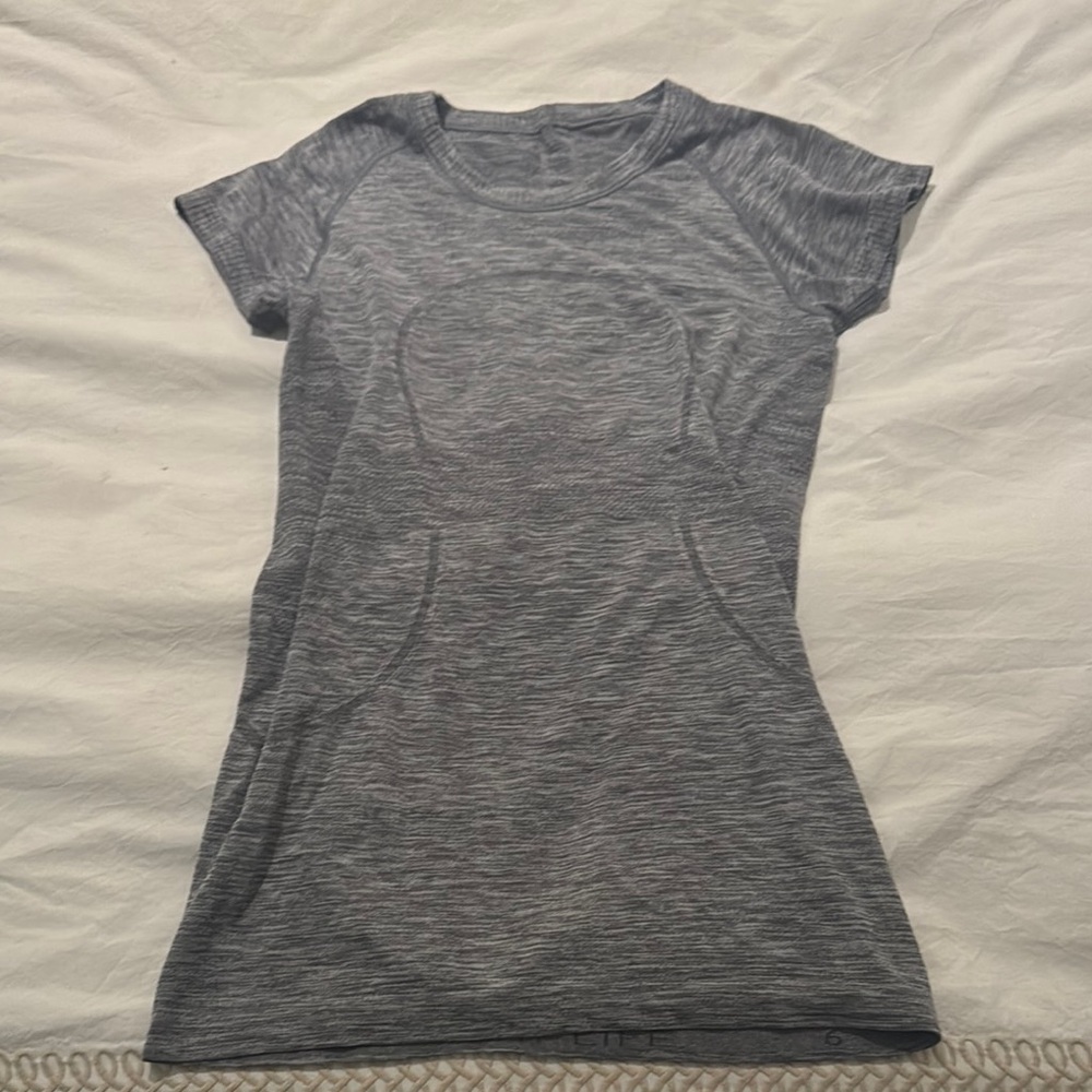 Gray Lulu Lemon Athletic Top